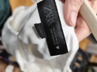 Blusa Peplum Blanca Talla XL