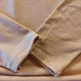 Jersey fino drapeado beige