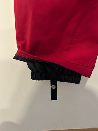 Pantalón de nieve rojo