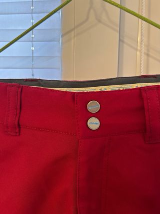 Pantalón de nieve rojo