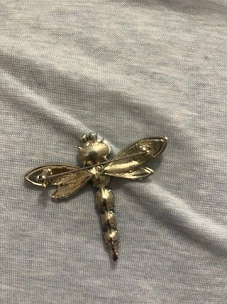 Aguja solapa libélula azul y verde