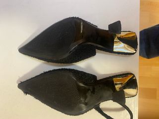 Zapatos Negros Zara Tacón