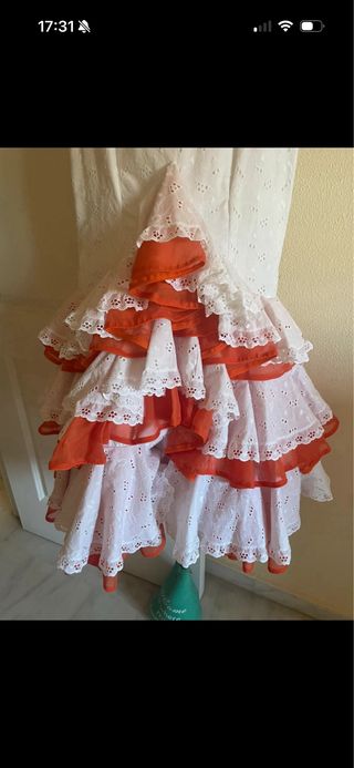Traje de flamenca 38