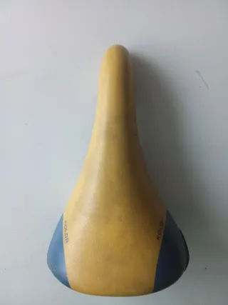 Sillín Selle Bassano Kolor Amarillo/Azul