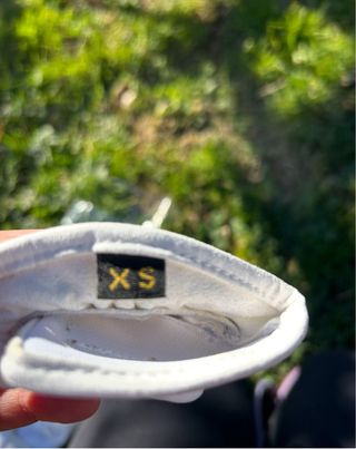 Guantes equitación blancos talla XS