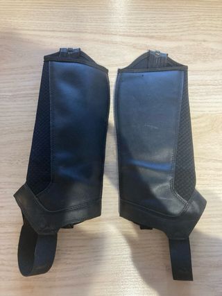 Botas  y polainas de equitación negras