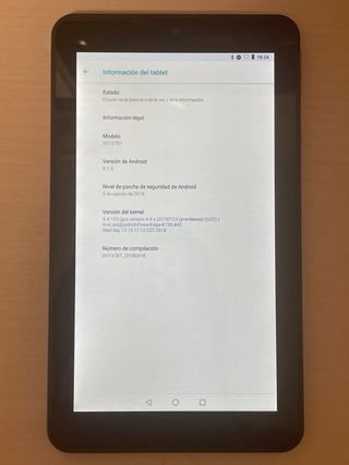 Tablet Android LIVOO Bluetooth