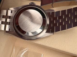 Rolex Datejust Acero y Oro Blanco Esfera Negra