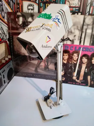 Lámpara Flexo FASE Años 70 Metal Blanco