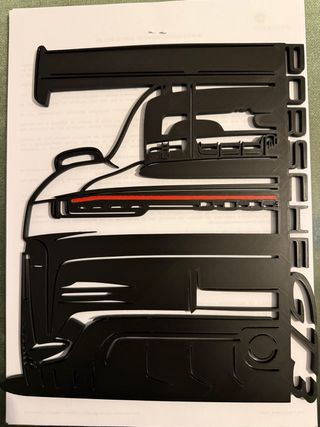 Silueta Trasera Porsche GT3