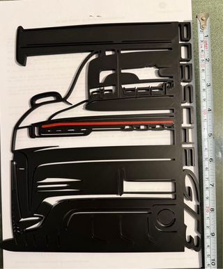 Silueta Trasera Porsche GT3