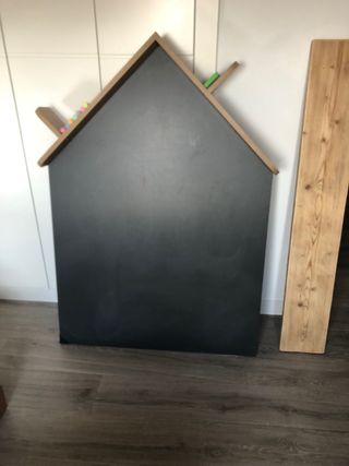 Pizarra infantil casa madera