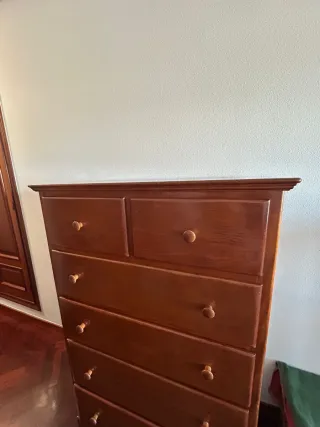 Cómoda sifonier de pino (6 cajones)