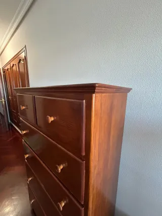 Cómoda sifonier de pino (6 cajones)