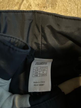 Pantalón Nieve Wedze Talla 6 (114-121cm)