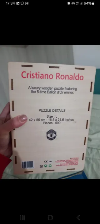 Puzzle Cristiano Ronaldo Manchester United.