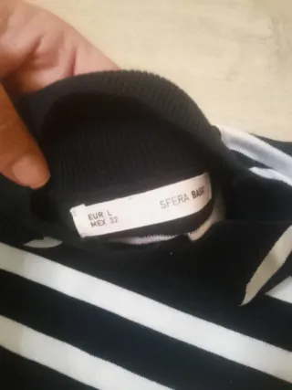 Jersey marinero cuello perkins talla L