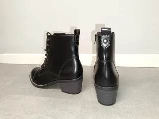 Stivali neri donna con tacco