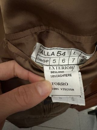 Americana hombre marrón - gris