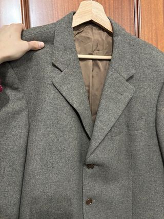 Americana hombre marrón - gris