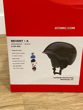 Casco de esquí Atomic negro