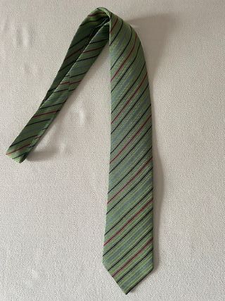 Corbata Hermes Seda Rayas Multicolor