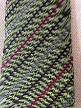 Corbata Hermes Seda Rayas Multicolor