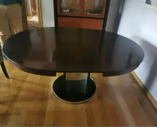 Mesa redonda extensible