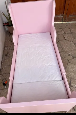 Cama infantil rosa 2 tamaños