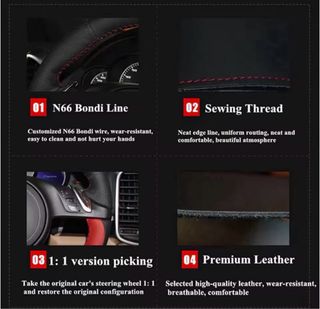 Funda Volante Cuero Ford Focus (2005-2011)