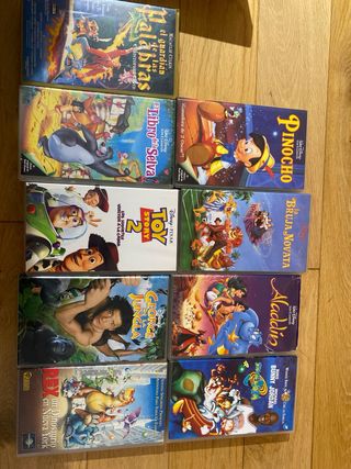 Pack 9 Películas VHS Dibujos Animados