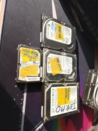Lote 4 discos duros