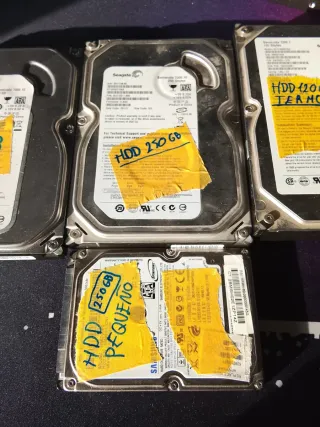 Lote 4 discos duros