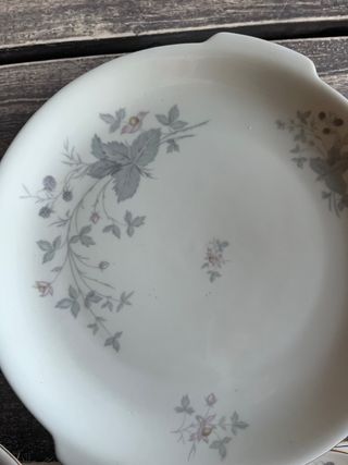 Juego de té porcelana floral