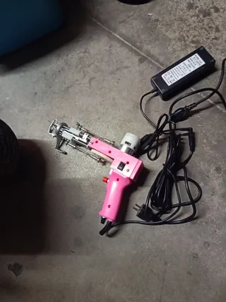 Pistola de Tufting Eléctrica Rosa