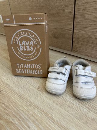 Zapatillas Titanitos Blancas Talla 20