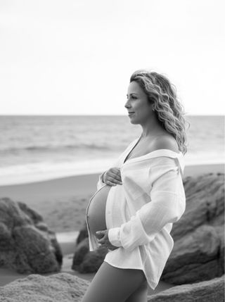 Fotografía de embarazo natural