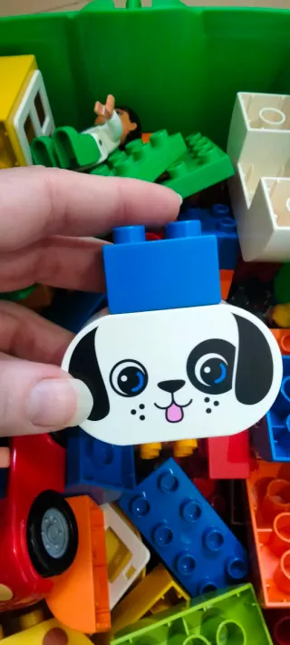 Caja de construcción LEGO Duplo variada...