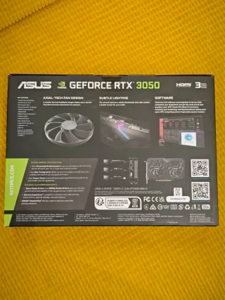 ASUS Dual GeForce RTX 3050 OC 8GB GDDR6