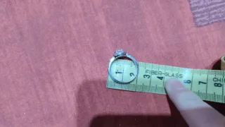 Anillo plata y circonitas