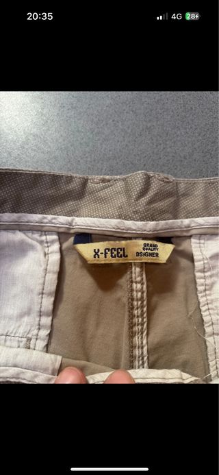 Pantaloncini beige taglia 42