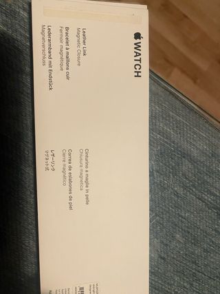 Correa Apple Watch 45mm Negra Original