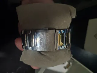 Reloj Guess Hombre Analógico Beige/Dorado