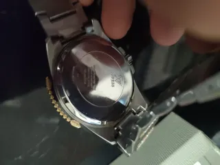 Reloj Guess Hombre Analógico Beige/Dorado