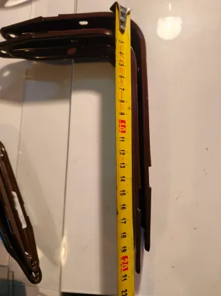 Set 4 Staffe Metallo per Mensole