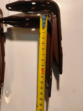 Set 4 Staffe Metallo per Mensole