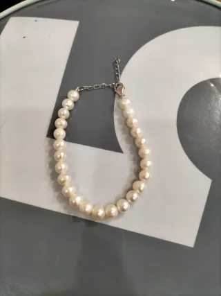 Pulsera de Plata y Perlas para Chica nueva