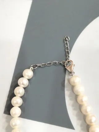 Pulsera de Plata y Perlas para Chica nueva
