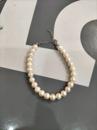 Pulsera de Plata y Perlas para Chica nueva