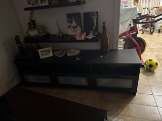 Mesa de comedor cristal y 4 sillas